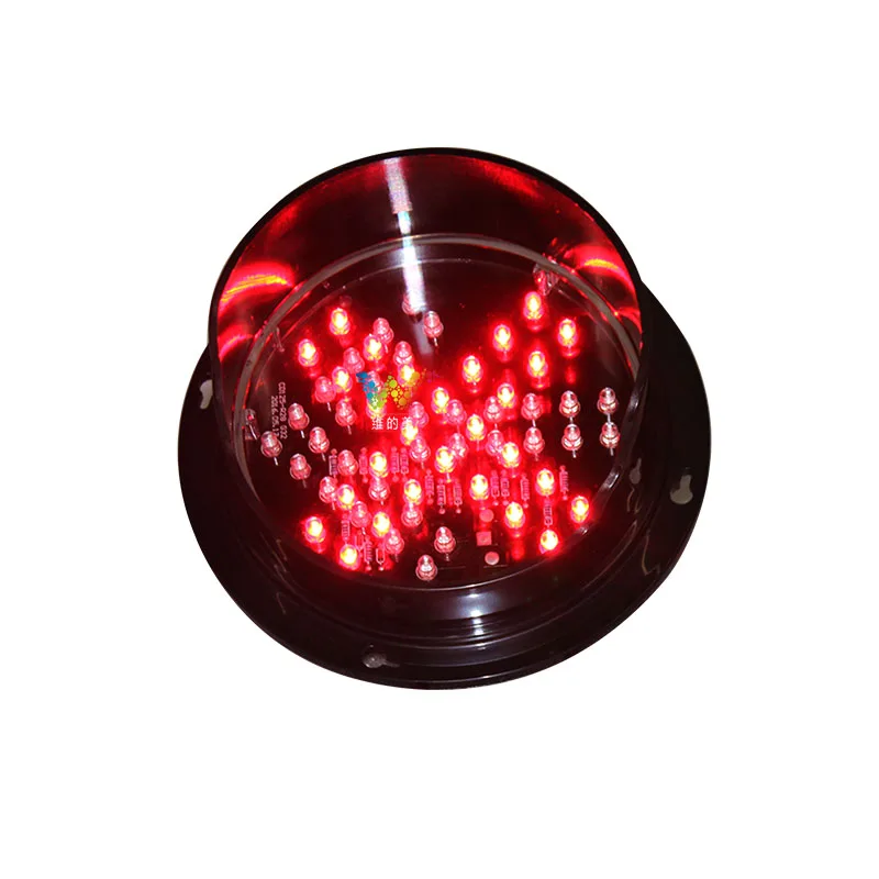 
Customized 125mm red cross green arrow traffic light parts 