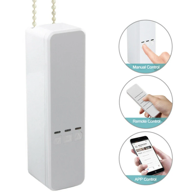 

Gardens blinds automation kit tuya smart home automation controller wifi rope pull roller blind driver motor