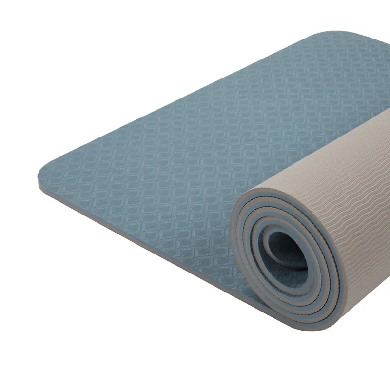 

Personalised High Density Pro Double Deck Tpe Yoga Mat, Blue/purple/green/pink