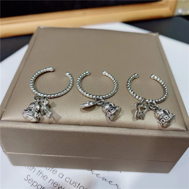 

PUSHI new product contracted bohemian finger rings cheap ladies below one dollar finger vintage nationals bulk rings