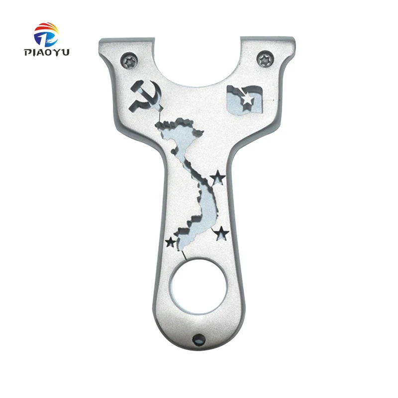 

2020 New Hunting Slingshot Slingshot Stainless Steel Outdoor Shooting Map with Flat Rubber Band Slingshot Shooting
