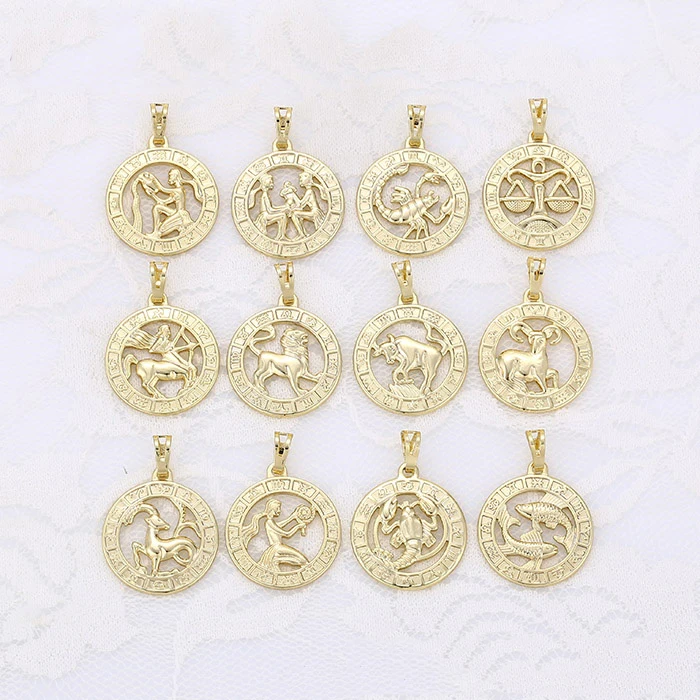 

32169 Xuping zodiac wholesale fashion star signs korean 14k gold plated pendant