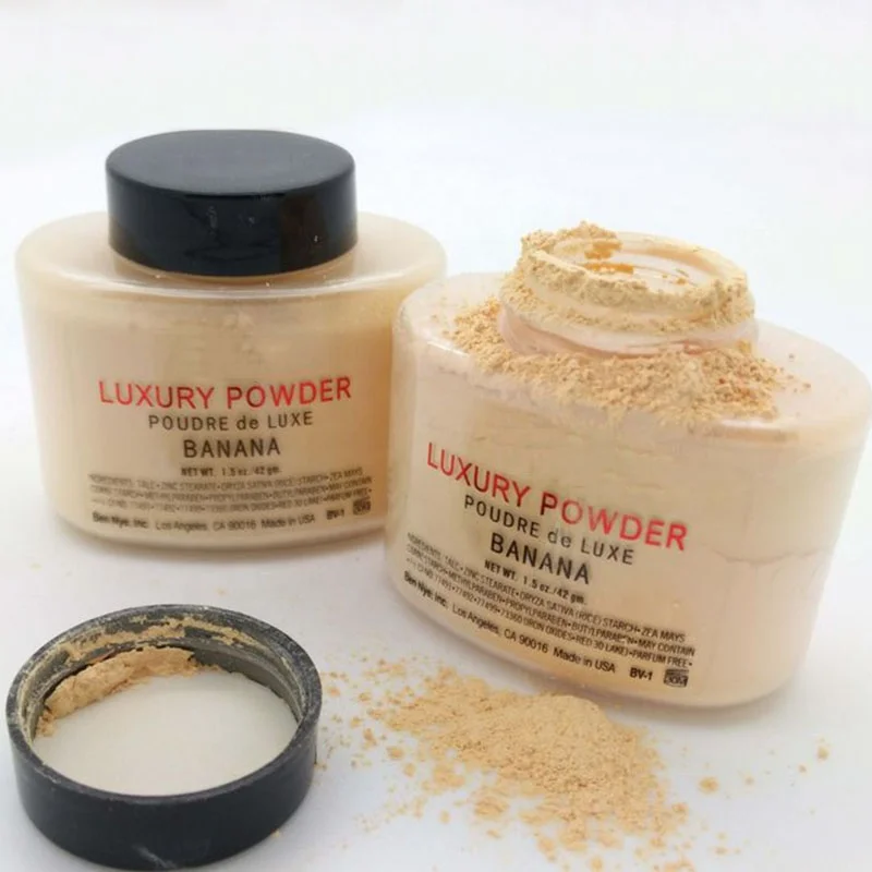 

BN Luxury Powder Face Banana Loose Powder 1.5oz 42g, Multi-colored