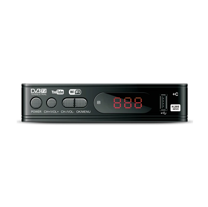 

full hd H.265 dvb t2 set top box FTA dvb-t2 receiver dvbt2