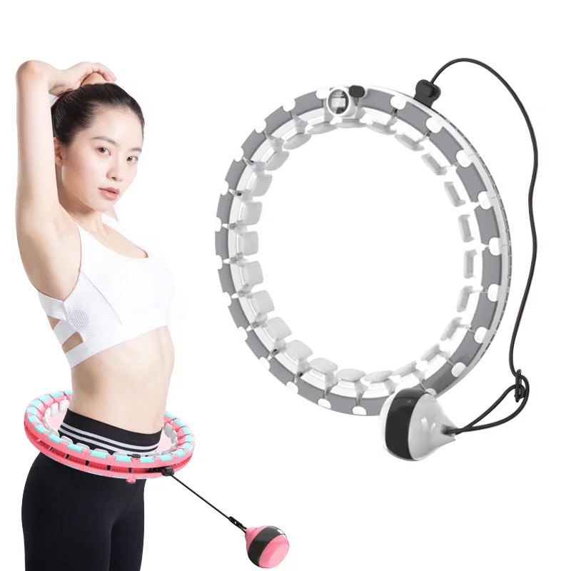 

2021 Wholesale Fitness H ula Hooping, Hula Ring Smart Weighted Hula-Hoop