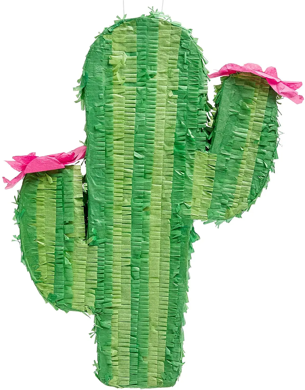 Fiesta Centerpiece Party Decoration 17 x 11.5 Inch Cactus Pinata for Kids Birthday Party