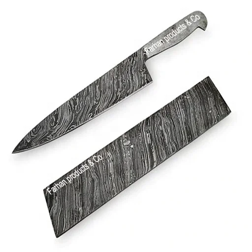 
White Deer Damascus Steel LONG FIRE Bar Billet Forged 10 in x 2 in x 5 