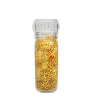 

100ml clear and black salt and pepper grinder