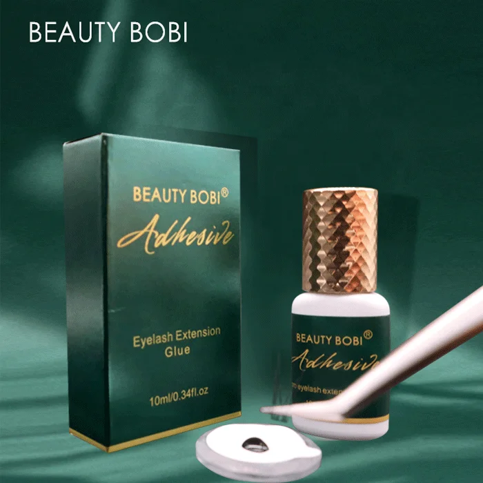 

Beauty BOBI Manufacturer 10 ml best strong lash glue no whitening no scent Eyelash Glue, Black