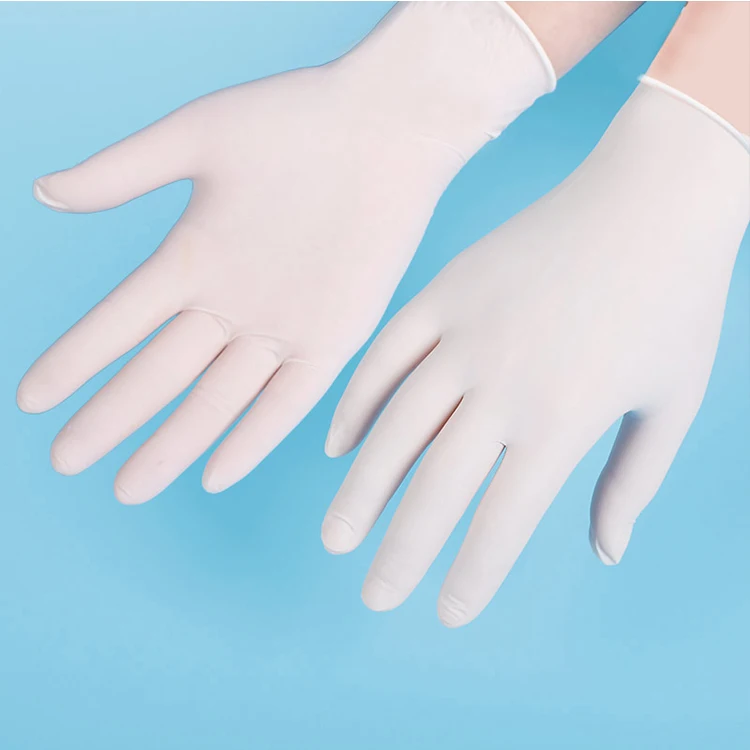 2020 CE FDA disposable Safety PVC Medical powder-free Nitrile gloves, Natural Latex Medical Examination InStock Nitrile gloves