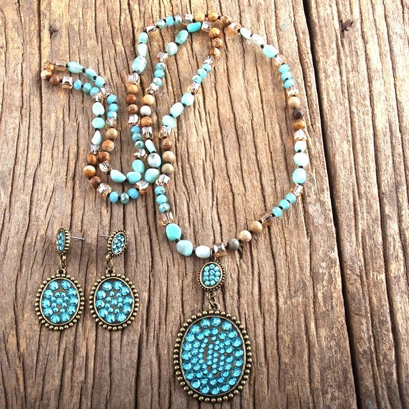 Fashion Boho Jewelry Set Natur