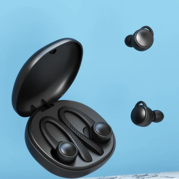 

Factory New Private Mould T7 Plus Earhook TWS V5.0 Headphones 3D Stereo Sports Wireless Earphones with Dual Microphone