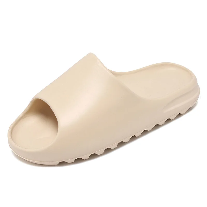 

Hot Sale Yeezy Shoe wholesale Customized Soild Color Non Slip Eva Flat Unisex Beach Sandal Comfortable Slides Slippers, Customized colors