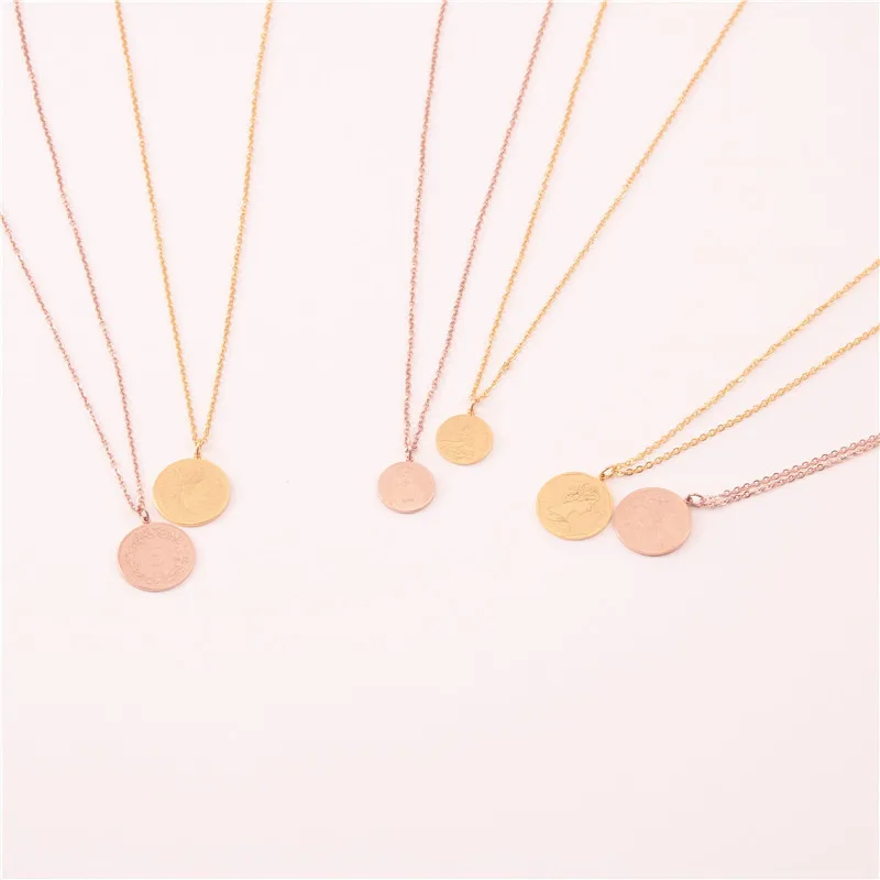 

High End Gold Plated Figure Necklace Chain Necklace For Women, Gold color