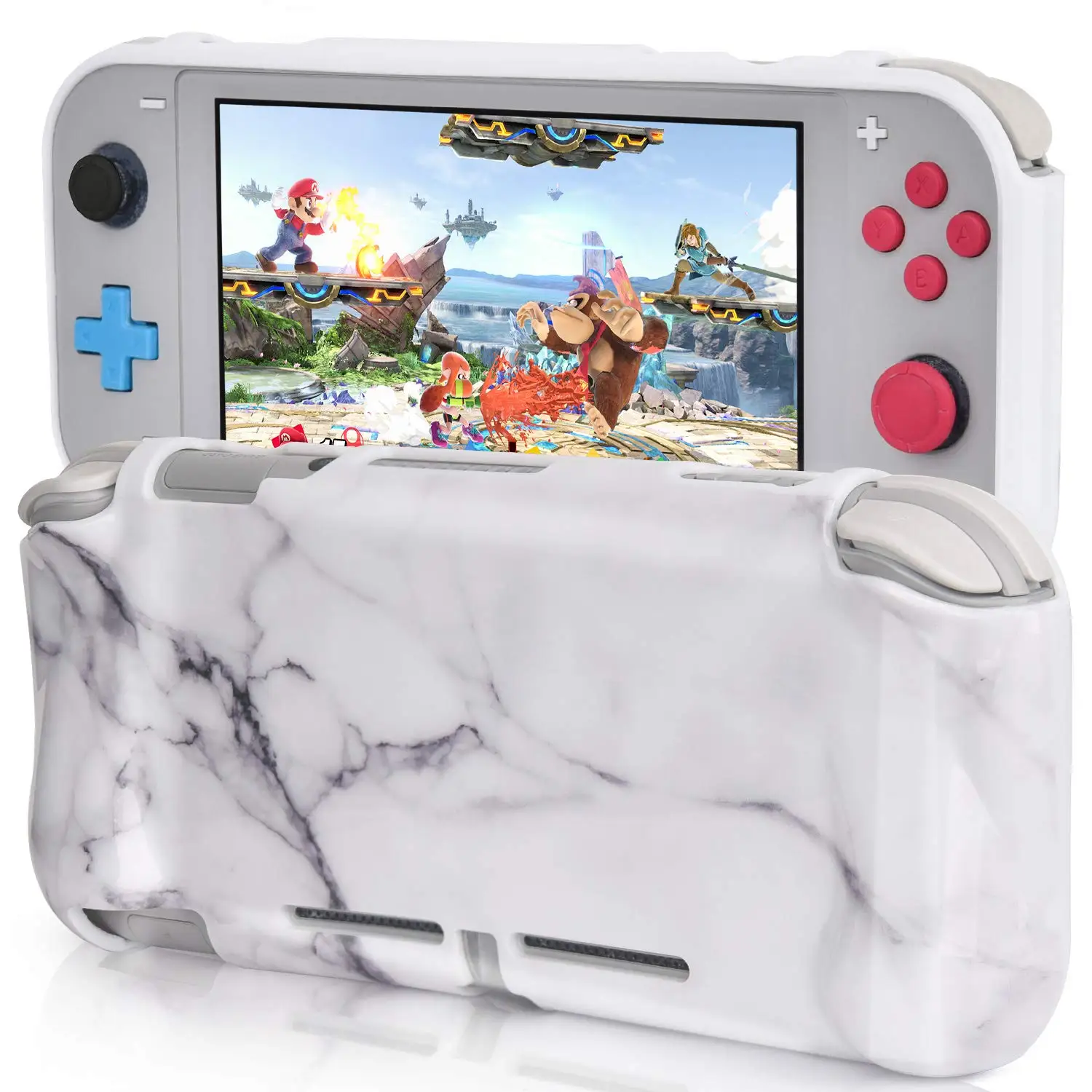 

White Marble TPU Case Cover for Nintendo Switch Protective Case