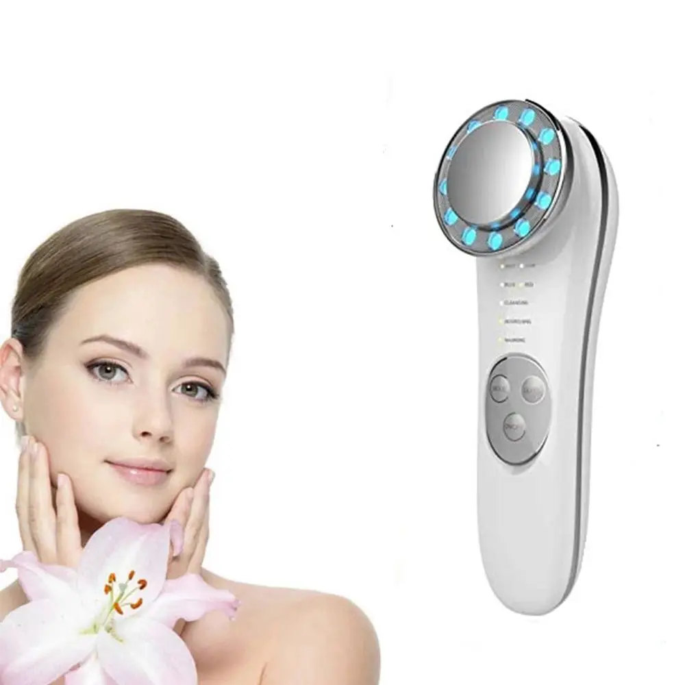 

7 in 1 Face Lift Devices EMS Microcurrent Skin Rejuvenation Facial Massager Light Therapy Anti Aging Wrinkle Beauty Apparatus