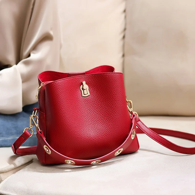 

2020 Trend PU Leather Solid Color Women Bag Large Purse Handbag
