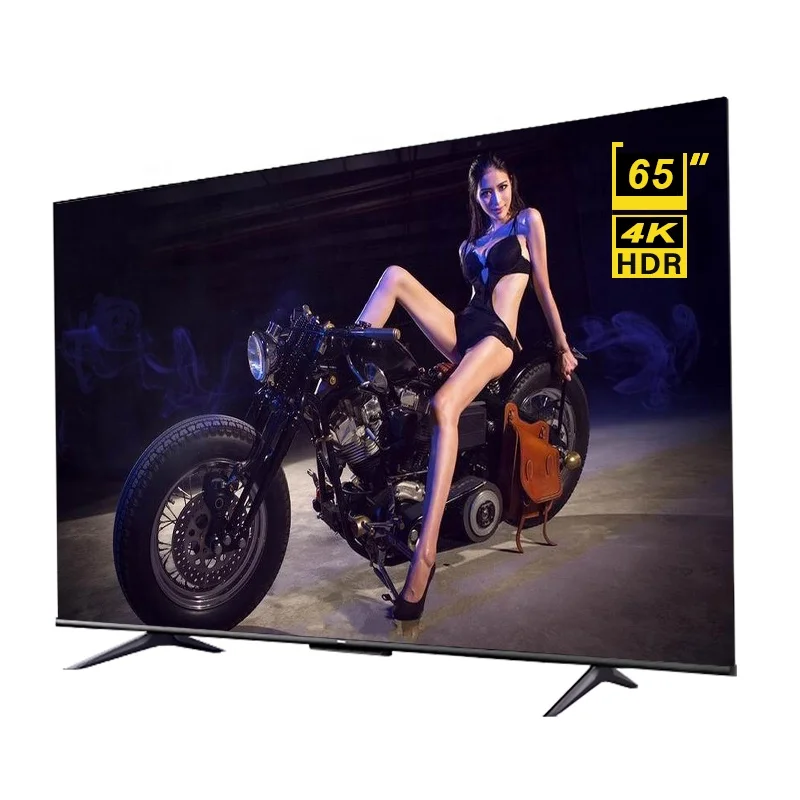 

Factory 65 Inches Frameless TV With Smart Android TV WebosVidaa Solution Television 4K 2K