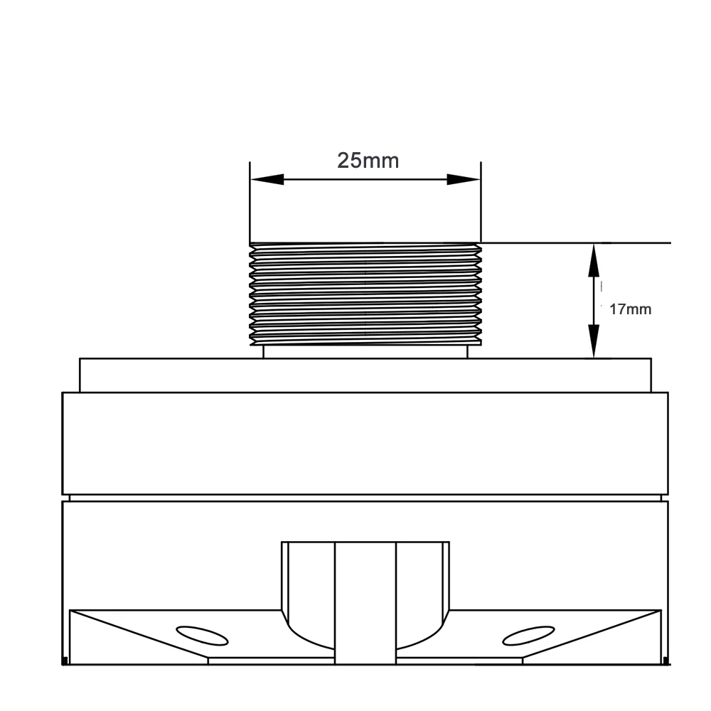 120w Titanium Compression Horn Driver,Screwon Type Car Speaker Tweeter