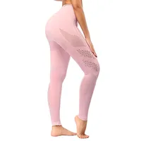 

Top Newest Lycra Sports Gym Wear Women Seamless Yoga Legging With Custom Logo
