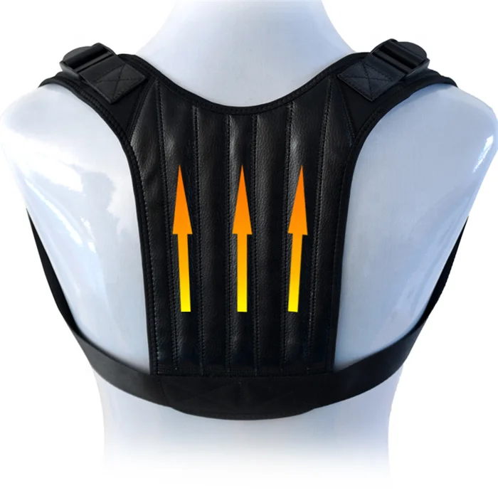 

Adjustable Upper Back Correction Brace shoulder Straightener for Posture Improvement, Black