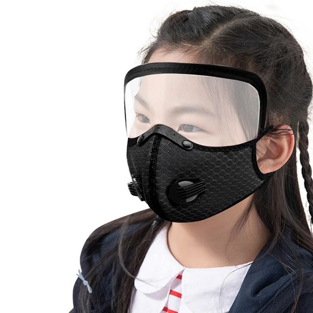 

Adjustable children face shields detachable eye shield sports reusable kids face maskes with breathing valve, Black,blue,orange,grey,dark grey,dark blue,pink,wine red,navy