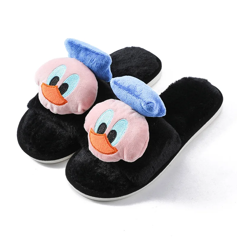 

Made In China Fluffy Bedroom Slippers Custom Logo Fluffy Designer Women's Slippers, As picture