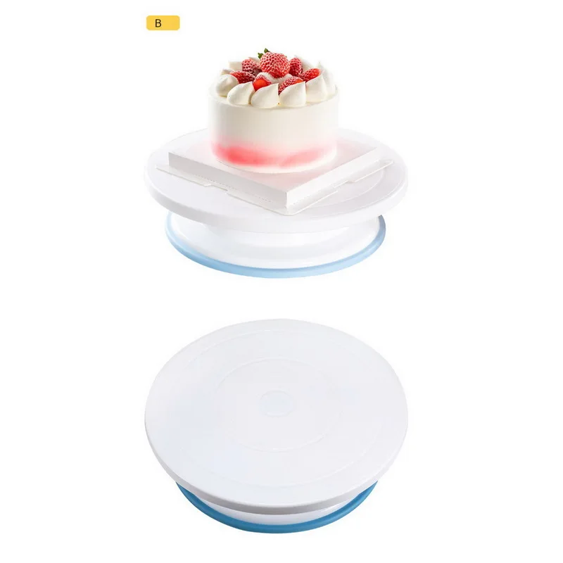 

cokie baking tools Non-slip DIY manual rotating cake decorating table turntable set, As picture