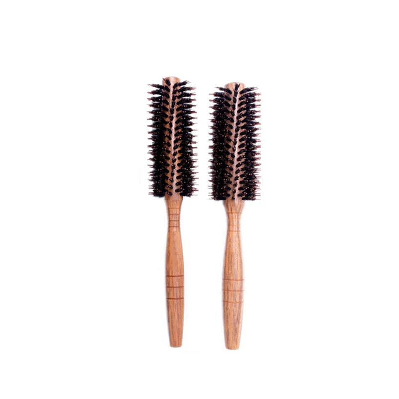 

Factory Directly Supply Professional Babershop Wooden Handle Round Hair Brush
