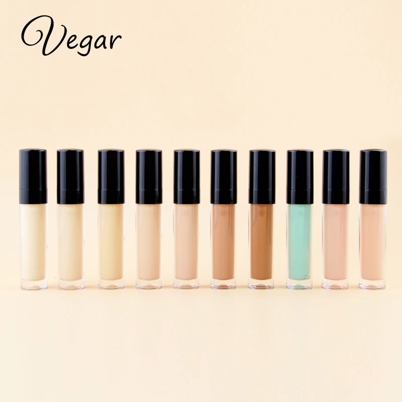 

China vendor women cosmetics oil control custom logo liquid concealer, 30 colors