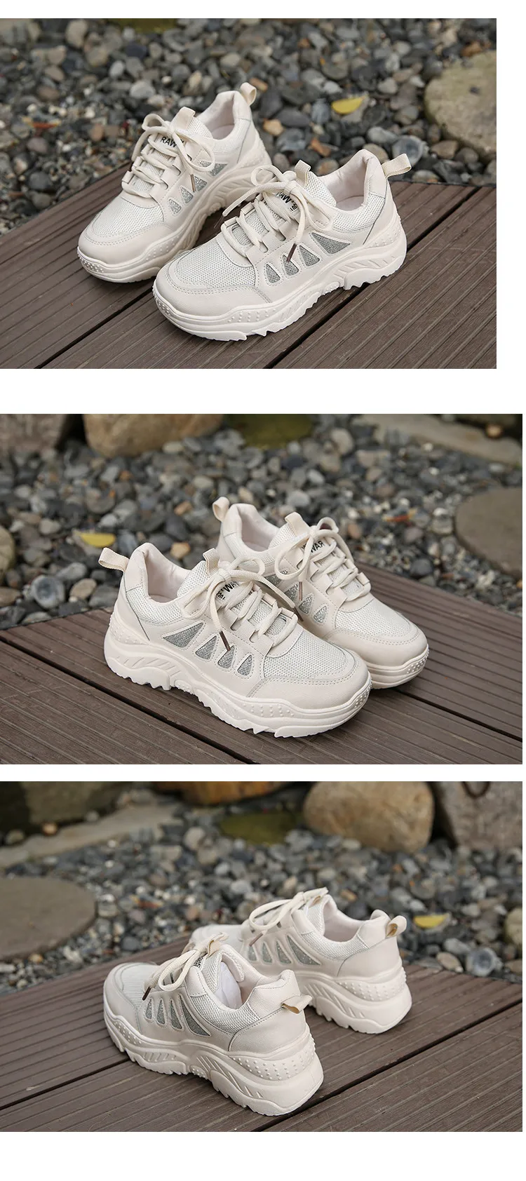 New Mesh Running Shoes Breathable Trainer Sneakers Sport Walking Woman Shoes
