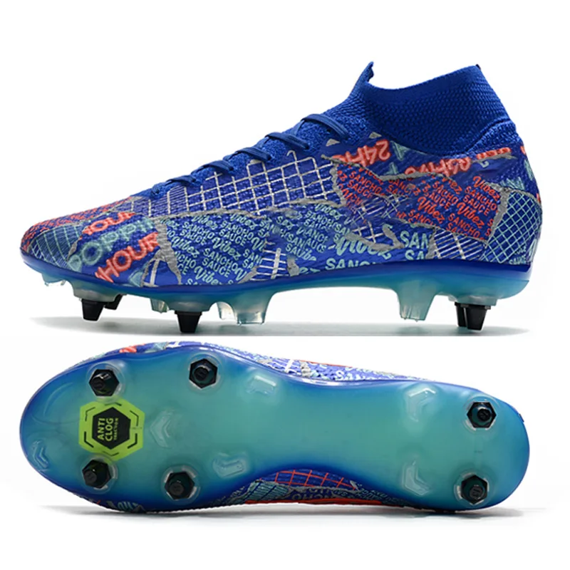 

professional custom durable cheap hot low ankle SG soccer shoes high quality football boots factory production, Orange