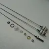 Titanium electric anode for solar water heater