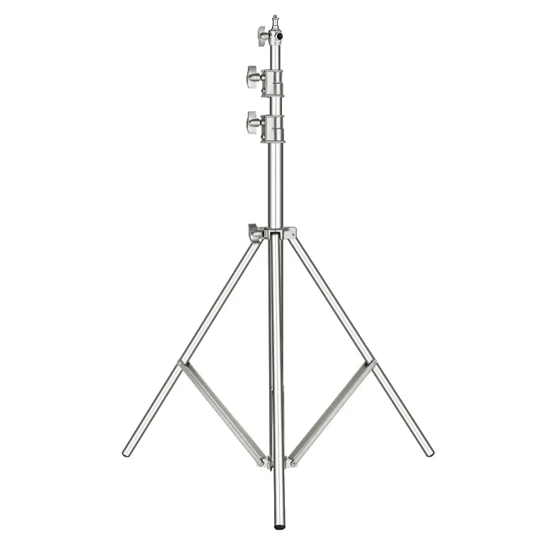 

110''/280cm Stainless Steel Heavy Duty Light Stand Tripod for Photo Studio Softbox, Flash Umbrellas Reflector, Silver