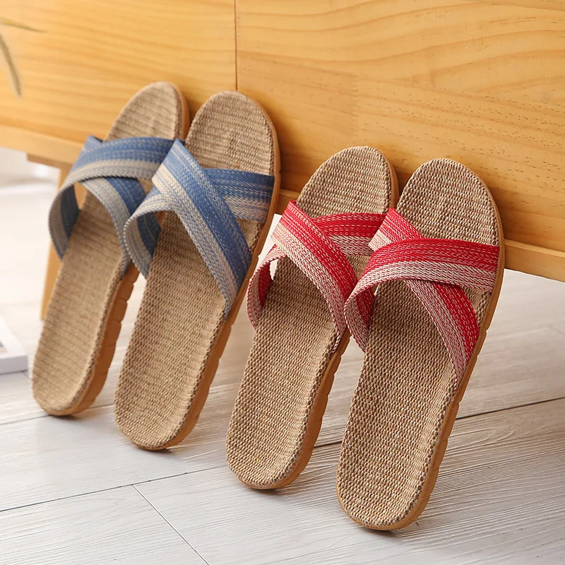

Lovers home thick-soled non-slip cross sandals and slippers-CTE-26, 5 colors