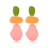 E-995 Xuping fashion jewelry 2019 latest design multicolor fruit shape stud lively casual style women's earrings