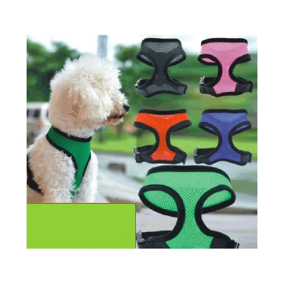

Mesh Pet Harness Soft Mesh Pet Harness Adjustable Breathable Puppy Safety Strap Vest For Dog Puppy Cat Accessories Lsk118