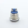 BIJIA 19mm 12mm switch with self locking led 120v emergency stop push 12 volt 22a self-locking button