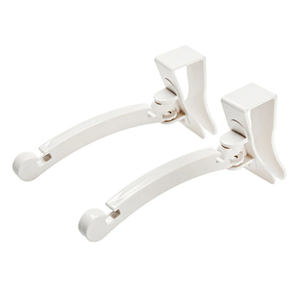 

Plastic Garbage Bag Ra Holder Door Ba Type one pair Multi-functional For Kitchen Hook Hang Over Cabinet Door, White