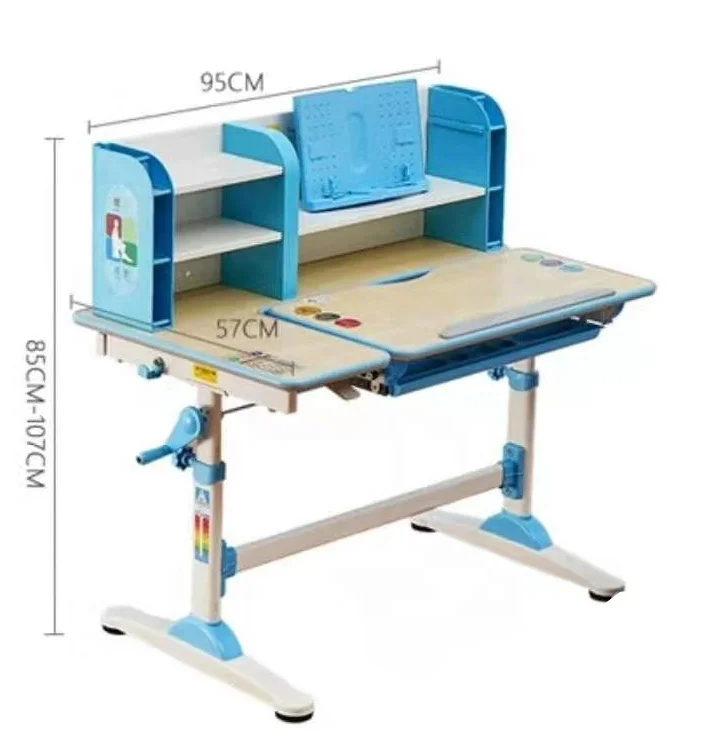 
DIY bookshelf Children ergonomic study table for home use 