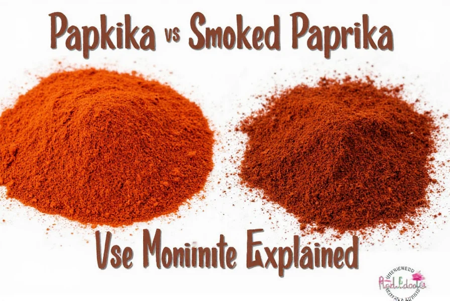 Various dishes showcasing applications of regular and smoked paprika