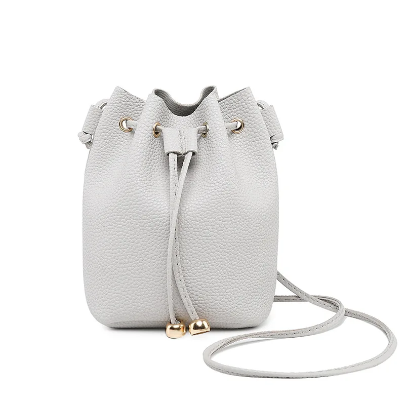 

2020 New Fashion Bucket Crossbody Bag Ladies Litchi pattern Shoulder Crossbody Bag H