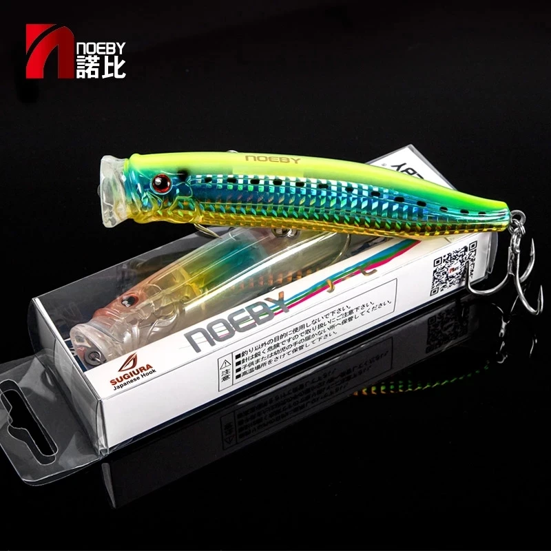 

louder sound floating stickbaits pencil popper lure hard for fish bass pike stick
