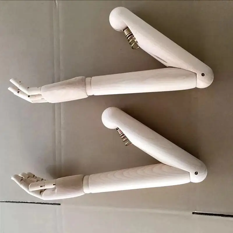 
wholesale adjustable wooden articulated mannequin arms for women mannequin 