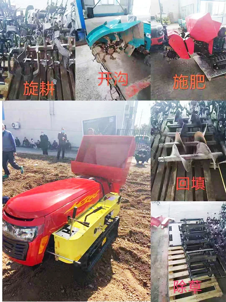 50hp 80hp Crawler Tractor With Bucket And Excavators / 25hp 35hp Mini