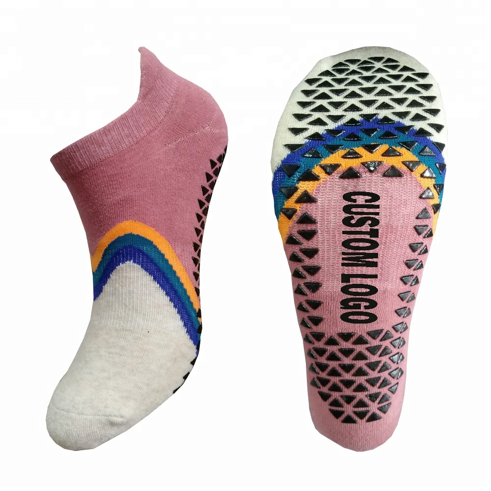 

Custom logo anti slip grip barre yoga pilates socks women with grip, Custom color