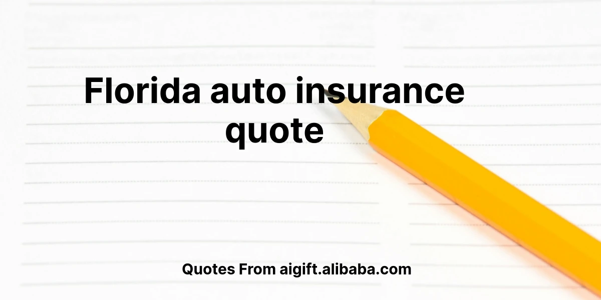 florida auto insurance quote