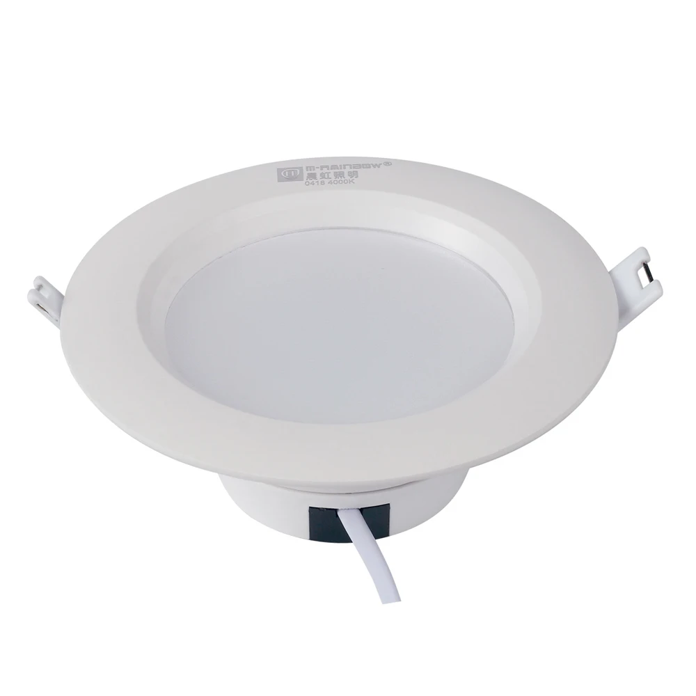 5w integrated 20w recessed round shop mobile 40mm 60mm case dimmable dali with 50mm cut out trimless led downlight
