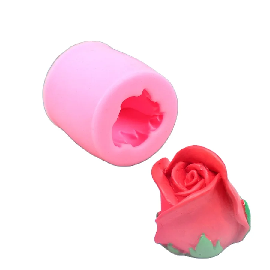 

3d rose flower stencil pastry cake decorating jelly chocolate silicone mold baking pudding cup silicon molds chocolat, As picture