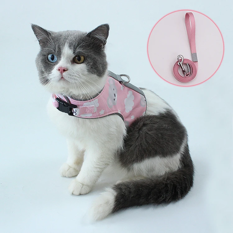 

Dog Harness Vests Dog Collar And Leash Set Luxury, As picture